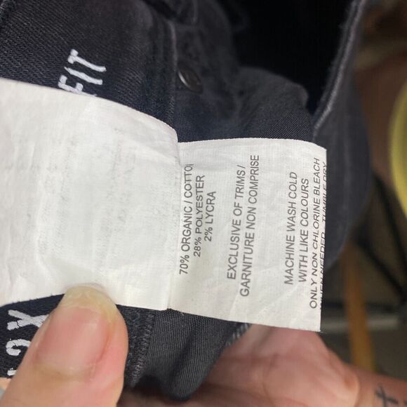 DU/ER L2X Relaxed Fit Stretch Black Denim Jeans Men’s Size 32x30 - Picture 10 of 13